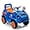 Blue-1, variant on Jojoka 6V Kids Ride On Car, Battery Powered Electric Ride on Toys for Toddlers with LED Lights, Bluetooth, Music, USB, Forward/Backward, Cute and Funny, Green