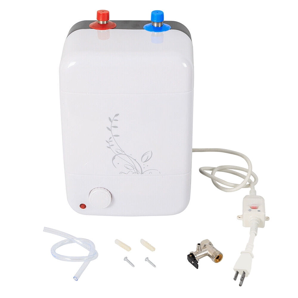 8L Hot Water Heater Bathroom Shower Kitchen Electric Tank Instant Boiler Under Sink