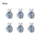 thumbnail image 4 of Kearding 6 Bolsas de regalo de conejito Bolsas de terciopelo Bolsas de joyería con cordón Bolsas de oreja de conejito para boda Cumpleaños Kits de decoración para fiestas Azul forma de oreja de conejo, 4 of 6