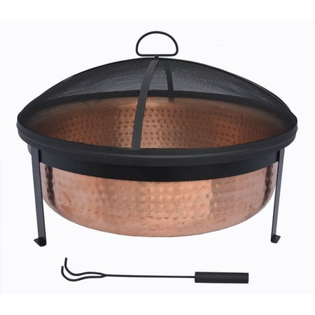 Better Homes Gardens Copper Fire Pit Walmart Com