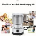 thumbnail image 5 of Electric Coffee Grinder, Stainless Steel Coffee Bean & Spice Grinder, 150W High-Speed Grinding Machine with Transparent Lid, Portable Coffee Mill for Home & Kitchen Use, 5 of 7