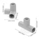 thumbnail image 2 of ColoMX 8 piezas de accesorios para corral de bebé de 3 vías: piezas de repuesto de plástico para corralito - Uniones en T con forma de arco para cercas de seguridad interiores, 2 of 7