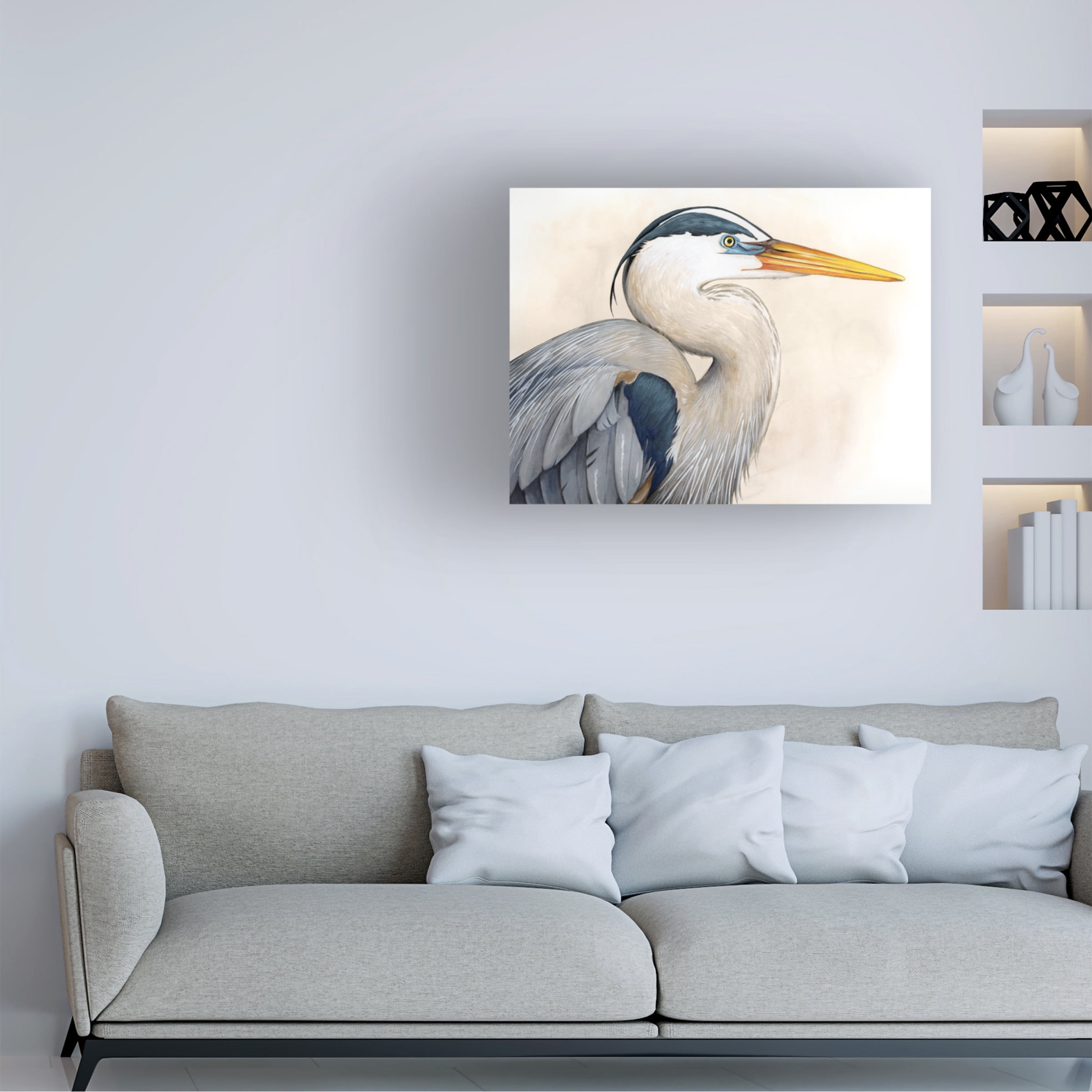 Grace Popp 'Blue Hunter II' Canvas Art