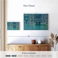 thumbnail image 4 of Elephant Stock Palazzo Da Mula Venice 1908 Wall Art - Horizontal Canvas Wall Art - Living Room Wall Decor - Abstract Canvas - Gray And Teal Decor By Claude Monet - 12" x 8", 4 of 8