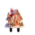 thumbnail image 2 of EWASWON Christmas Solar-Powered Whimsical Christmas Garden Stakes - Enchanted Miniature House Planter, Multicolor Outdoor Yard Decor, 2 of 6