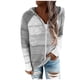 thumbnail image 2 of Abrigo y chaquetas informales con capucha y manga larga para mujer, moda de mujer, abrigo informal con capucha y cremallera de retazos de manga larga, blusa, abrigo para mujer, 2 of 7