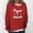 Red, variant on Tetras Women 2024 Fall Top,Women's Large Tie Dyed Printed Round Neck Casual Long Sleeved Hoodie