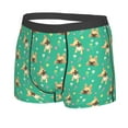 thumbnail image 2 of Kll Bulldog Puppy Flower Men'S Cotton Boxer Briefs Underwear-Xx-Large, 2 of 9