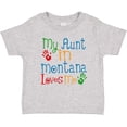 thumbnail image 3 of Inktastic My Aunt in Montana Loves Me Boys or Girls Baby T-Shirt, 3 of 5