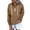 Khaki, variant on Vedolay Womens Zip Up Hoodie Fashion Half Zip Cropped Pullover Sweatshirts Jackets for Women Khaki,2XL