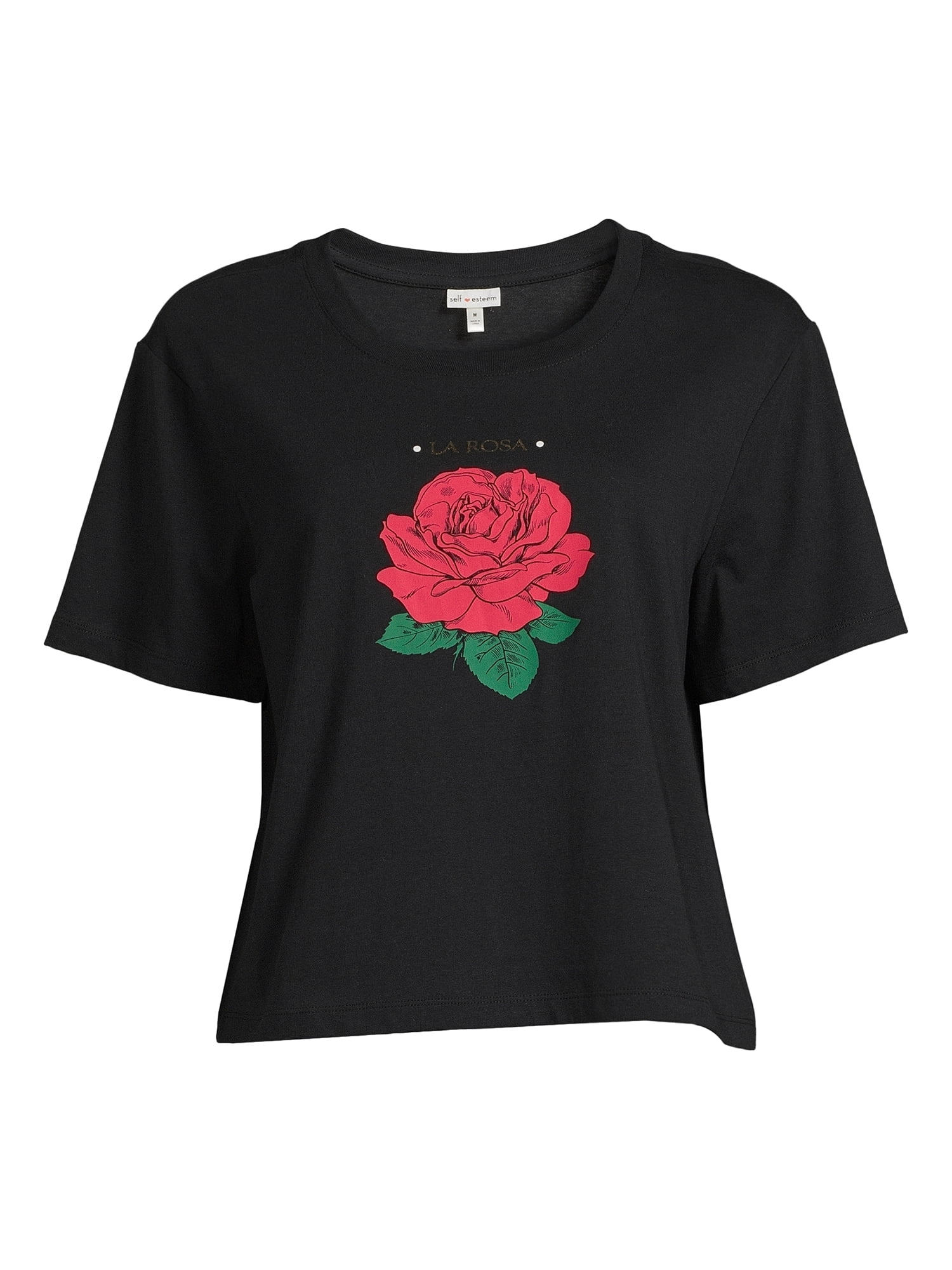 Self Esteem Juniors Crewneck Boyfriend Graphic Tee, Sizes S-XL