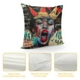 thumbnail image 4 of Nawypu African American Black Girl Throw Pillow Cover Decorative Square Pillowcase Throw Cushion Case for Bedroom, Living Room, Sofa, Couch and Bed,, 4 of 5