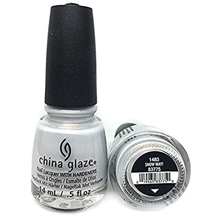 China Glaze Nail Polish - #83775 SNOW WAY! (Best Way To Fill Nail Holes In Trim)