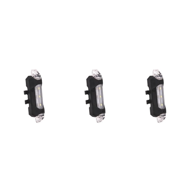 Soidarity Luz trasera para bicicleta, modos de iluminación múltiples, lámparas traseras resistentes, luces de advertencia de ciclismo USB de Type1 NO1
