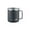 Gray, variant on Double Wall Stainless Steel Travel Coffee Mug 14oz Thermal Cup With Handle and Lid Hot Cold Beverage Container (400ML)