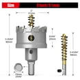 thumbnail image 3 of Juego de sierras perforadoras de carburo GSTK Upgrade Heavy Duty, 14 piezas, 3 of 9
