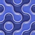 thumbnail image 1 of Ahgly Tapis d'Intérieur Lavable en Machine Carré Transitionnel Bleu Ciel, 5 Pieds Carré, 1 of 7