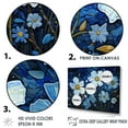 thumbnail image 3 of Designart "Dreamy Moonlit Wildflower Fields" Wildflowers Floater Framed Wall Decor, 3 of 5