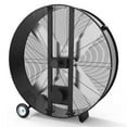 thumbnail image 2 of Huloretions Industrial Drum Fan,24/42 Inch Heavy Duty Metal Garage Fan,900W High Velocity Floor Fan with 2 Speeds,Commercial Drum Fan for Warehouse Commercial Workshop Factory and Basement, 2 of 7