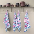 thumbnail image 5 of SKYSONIC 1 pack Fish Scales Kitchen Dish Towels,Dishcloths,Absorbent Soft Towels Hand Towels, 18" x 28", 5 of 7