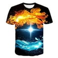 thumbnail image 1 of Camisetas de llama para niños, ropa para niños y niñas, camisetas de manga corta informales de dibujos animados de verano, camisetas de moda para niños, camisetas, disfraces 4T Gao Jinjia LED, 1 of 2