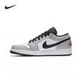 thumbnail image 2 of Zapatillas de baloncesto Air Jordan 1 de cuero, estilo retro, modernas, antideslizantes, resistentes al desgaste y de corte bajo para hombre, 2 of 5