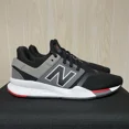 thumbnail image 2 of New Balance 247 Black/Red Men’s Size 8.5 Sneaker Preowned (MS247FB), 2 of 6