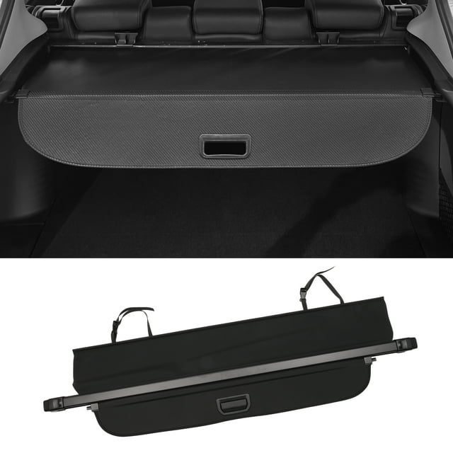 Unique Bargains Housse de Protection Rétractable pour Honda CRV 2023-2024, Protection Arrière pour Bagages, Noir Brillant