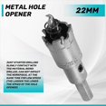 thumbnail image 4 of 6PCS Tungsten Carbide Hole Saw Stainless Steel/Metal Hole Opener, 4 of 5
