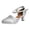 2# Silver, variant on Fashion Womens Dancing Shoes Breathable High Heels Outdoor Leisure Sandals Platform 37
