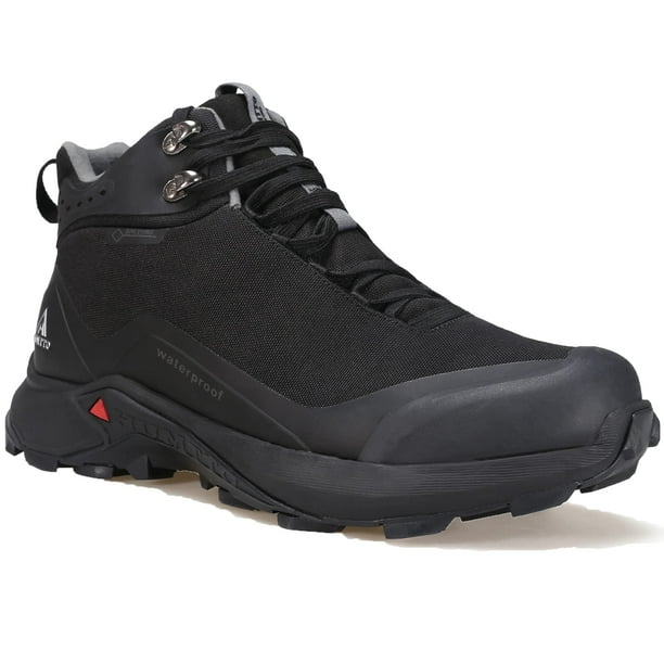 Botas de senderismo HUMTTO para hombre, todo terreno, impermeables, talla 12, negras