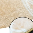 thumbnail image 2 of Alfombra De Franela Para Piso Interior Alfombra De Dormitorio Con Estampado Geoméico 40x60cm Beige Baoblaze Alfombrilla de baño Alfombrilla de baño, 2 of 7