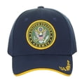 thumbnail image 4 of JM Warriors Men's U.S Army Official Licensed Retired Cap Hat U.S Army Black Gold, 4 of 5