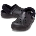 thumbnail image 2 of Crocs Adult Baya Lined Fuzz Strap Clog Slippers, 2 of 6
