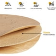 thumbnail image 5 of HOMPUS Modern Round Coffee Table, 23.6'' Small Nesting Coffee Table Set of 2, Accent Wood Coffee Tables, Nested Table for Living Room, Bedroom (Original Wood), 5 of 16