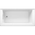 thumbnail image 2 of KOHLER 1956-LA-0 Underscore 60" x 30" Bath Apron, Integral Flange and Left-Hand Drain Alcove Bathtub, White, 2 of 7