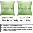 thumbnail image 5 of Hello Spring Pillow Covers 16x16 Spring Decorative Pillow Covers Color Plant Floral Pillowcases Cotton Blend Farmhouse Decor for Indoors Couch Bed Living Room in 2 Pcs, 5 of 6