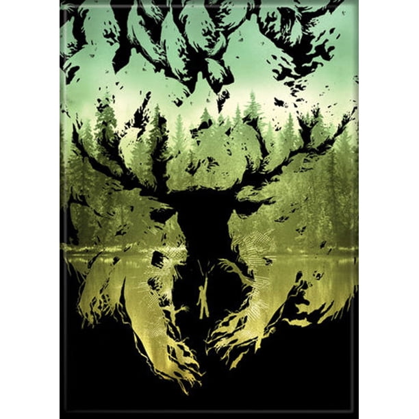 Harry Potter Always Deer and Forest 3.5 x 2.5
