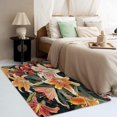 thumbnail image 4 of Lily Area Rug 5x8, Bloom Flower Rugs for Living Room, Plant Floral Carpet, Soft Non Slip Machine Washable Fluffy Easy Clean, for Bedroom Dining Room Floor Home Decor Rug Xsu&-262, 4 of 7