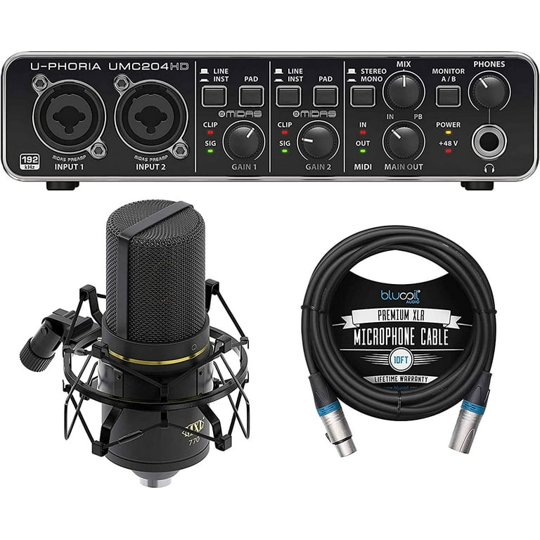 DTM・DAW behringer UMC204HD Amazon.com: Behringer U-Phoria