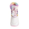 thumbnail image 4 of Rugged Bear Toddler Girls Synthetic Snow Boots with Bungee Cord Closure, 4 of 7