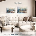thumbnail image 3 of Elephant Stock City Of San Diego Wall Art - Horizontal Canvas Wall Art - Living Room Wall Decor - City Canvas - Blue And Beige Decor - 36" x 24", 3 of 4
