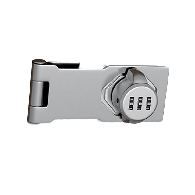 Cerradura de puerta Sunnimix de combinación mecánica de 3 dígitos para puerta corrediza plata