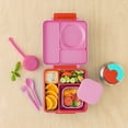 thumbnail image 4 of Omie OmieBox Recipientes de silicona para refrigerios a prueba de fugas para llevar, recipientes de almacenamiento de alimentos con tapa, recipiente Bento para almuerzo escolar, sin BPA, hermético, ap, 4 of 5