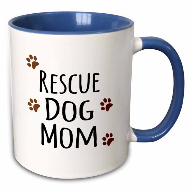 Download 3dRose Rescue Dog Mom - Doggie by breed - muddy brown paw ...