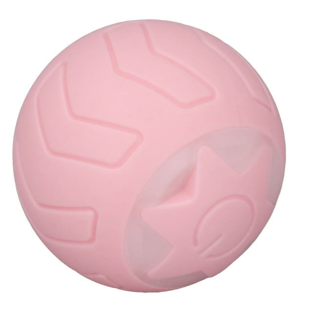 Peppy Pet Ball, 360 Degree Rotating Automatic Rolling Ball for Cats with Led Flash Colorful Lights USB Rechargeable Self Rotating Ball