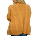 thumbnail image 3 of Women‘s Loose Open Front Long Sleeve Solid Color Knit Cardigans Sweater Blouses with Pockets, 3 of 9