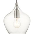 thumbnail image 4 of Livex Lighting 49088-91 1 Light Brushed Nickel Mini Pendant, 4 of 9
