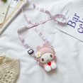 thumbnail image 1 of Bolsos de hombro Kawaii de Hello Kitty para mujer, bandolera de modelado de dibujos animados Sanrio, Kuromi Cinnamoroll, monedero de silicona, regalos, 1 of 4