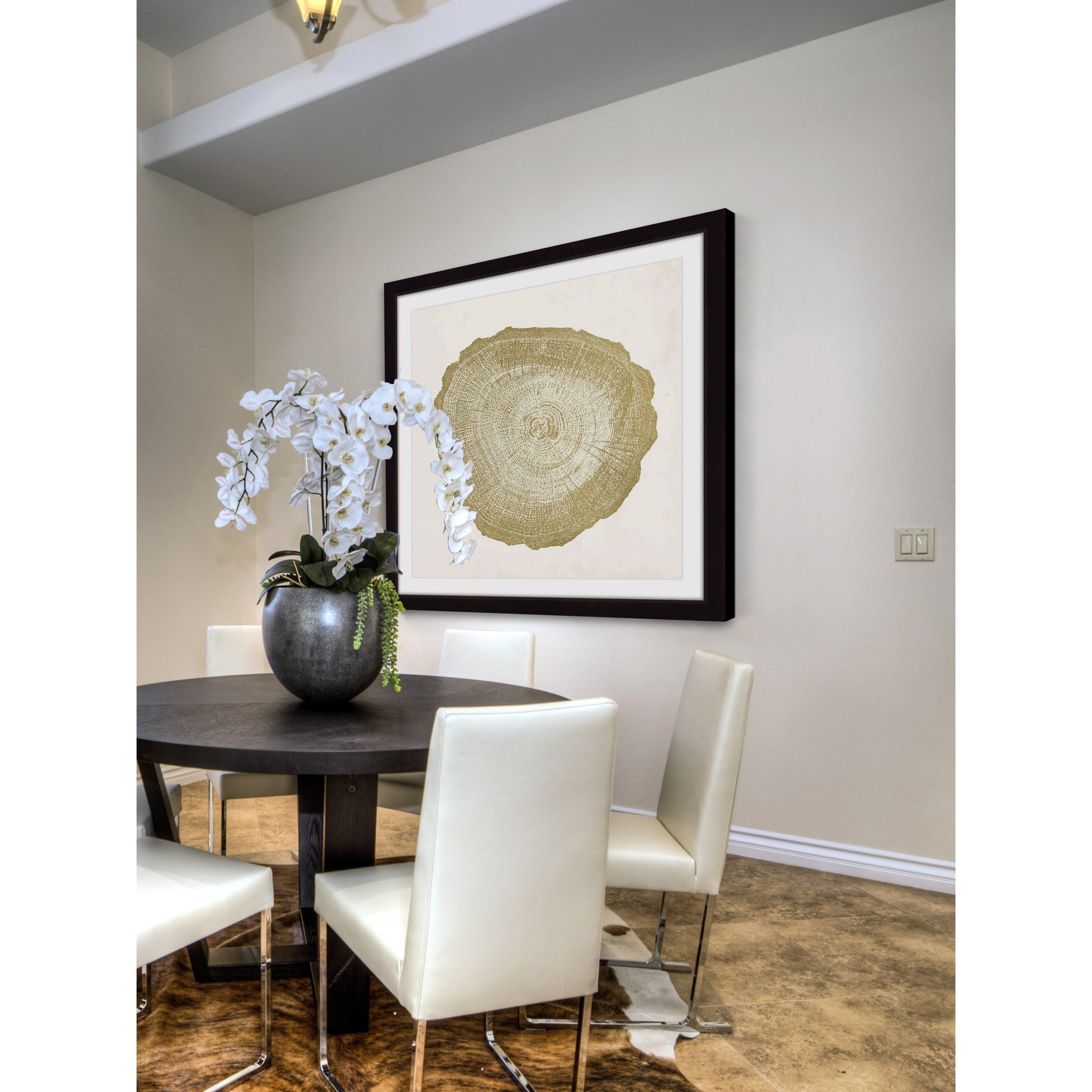 "Tree Ring IV" Framed Painting Print